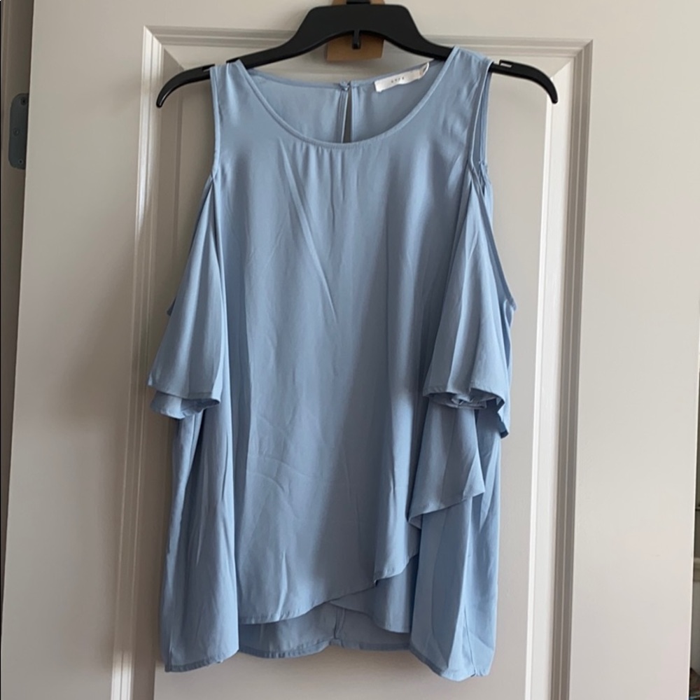 Baby blue blouse